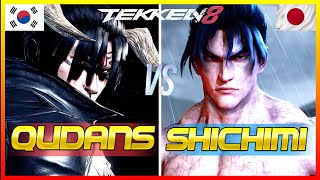 Tekken 8 ▰ Qudans Rank 1 Devil Jin Vs Shichimi Jin Kazama ▰ Ranked Matches [upl. by Bisset348]