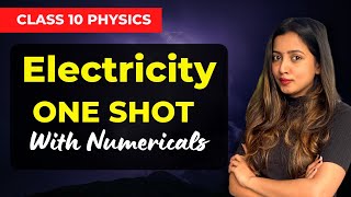 ELECTRICITY ONE SHOT  CLASS 10 PHYSICS  ELECTRICITY NUMERICALS  Shubham Pathak [upl. by Trever]