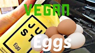 NonVegan Tries Vegan Eggs  Just Eggs Review [upl. by Eanrahc773]