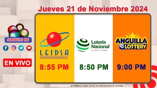 Lotería Nacional LEIDSA y Anguilla Lottery en Vivo 📺│Jueves 21 de Noviembre 2024 855 PM [upl. by Auhel]