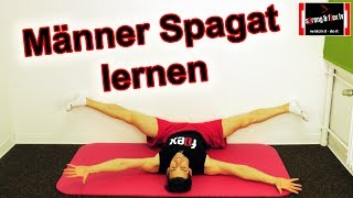 Männer Spagat lernen  Anfänger Übung [upl. by Munniks83]