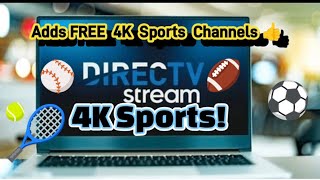 DirecTV StreamAds 4K Sports Channels👍 [upl. by Amitaf]