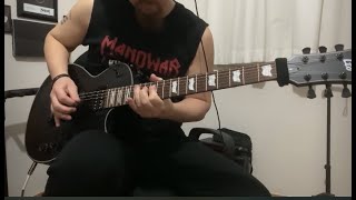 Manowar  Battle Hymn solo cover [upl. by Nytsud]