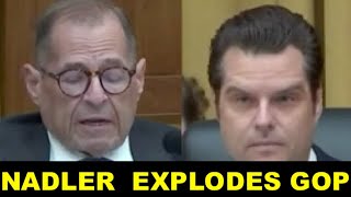 NADLER amp SWALWELL DESTROY GAETZ JIM JORDAN amp SHAPIRO TO FACE [upl. by Mayhs]