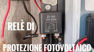 Relè di protezione regolatore di carica per fotovoltaico [upl. by Taffy]