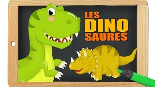 Dinosaures  Mini documentaire pour apprendre  Dessin animé pour les enfants  Titounis [upl. by Eimyaj893]