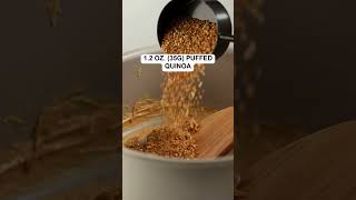 Easy Puffed Quinoa Bars shortsvideo shortsfeed [upl. by Matilda]