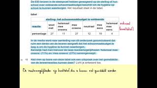 2024II Hygiene op school vraag 12 13 en 14 havo wiskunde A [upl. by Yahs960]