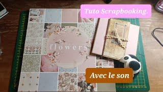 Tuto ScrapbookingVoici les 2 premières créations que jai faites avec ce magnifique bloc Action [upl. by Arenat]