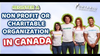 Starting a Non Profit or Charitable Organization Within Canada [upl. by Rieger]