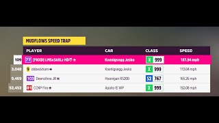 Mudflows Speed Trap 3 Star and Top 200  Forza Horizon 5 [upl. by Mariand768]