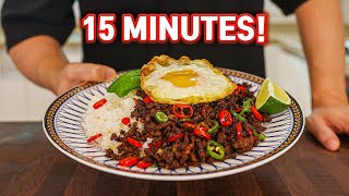 The Best Thai Basil Beef in 15 Minutes Pad Kra Pao [upl. by Lowenstein]