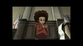 The Boondocks  Hueys Speech and After Thoughts at Robert Kellys Trial [upl. by Epoillac]