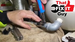 FAST AND EASY FIX FOR A WATER PIPE LEAK [upl. by Hillie279]