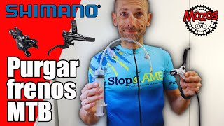 Purgado de frenos SHIMANO MTB [upl. by Illek]