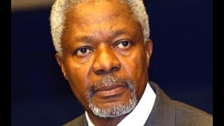 Kofi Annan apoya un nuevo orden mundial [upl. by Lashondra]