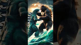 Godzilla vs kong Fighting  shorts godzilla kong trending ToonEpic477 [upl. by Aplihs]