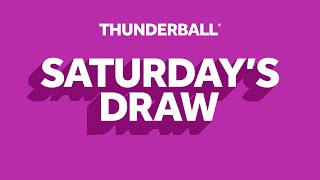 The National Lottery Thunderball draw results from Saturday 13 January 2024 [upl. by Seuqramed233]