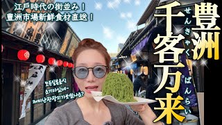 豊洲千客万来・江戸の街並みで食べ歩き！ [upl. by Enttirb]