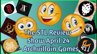 The Brushmaster STL Review Show April 24  Archvillain Games [upl. by Notla404]