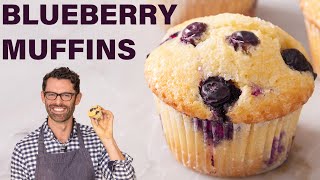 BEST Blueberry Muffins Recipe [upl. by Selry]