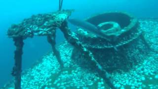 Scuba Diving USS Oriskany with Garys Gulf Divers from Gulf Shores Alabama with GoPro HD Hero [upl. by Mallis]