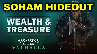 Soham Hideout Armor  Gear Chest Wealth amp Treasure Location  Grantebridgescire  AC Valhalla [upl. by Aneris]