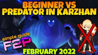 BEGINNER ACCOUNT VS WATER PREDATOR IN KARZHAN SUMMONERS WAR [upl. by Basir86]