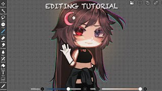 editing tutorial  50K special  gacha tutorial  read desc [upl. by Dnomal]