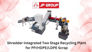 Two Stage Plastic Recycling  Ideal for LLDPELDPEHDPEPP Clean Scrap [upl. by Aram]