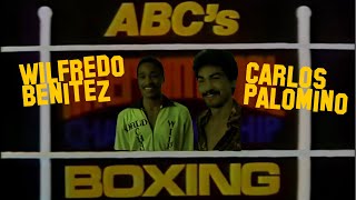 Wilfredo Benitez vs Carlos Palomino 1979 ABC 1080p 60fps [upl. by Alanah]