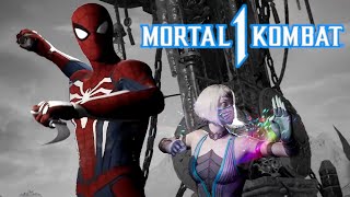 INSOMNIAC SPIDERMAN  SMOKE MOD  KOMBAT LEAGUE  MORTAL KOMBAT 1 [upl. by Ellirpa]