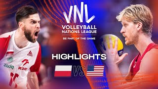 🇵🇱 POL vs 🇺🇸 USA  Highlights Final  Mens VNL 2023 [upl. by Erdnael]