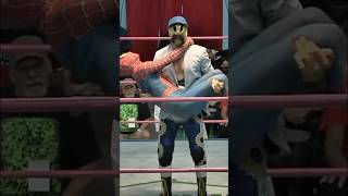 That time Gentleman Jervis put Spidermane to sleep 💤 MemphisWrestling [upl. by Vershen]