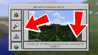 MCPE 0170 NEW INTERFACE UNLOCKED POCKET EDITION [upl. by Ahmar]