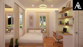 Minimalist Small Bedroom Design Idea 3x3 Meters [upl. by Idet953]