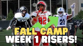 Coach Prime And Colorado Footballs Fall Camp Week 1 Risers [upl. by Ennair259]