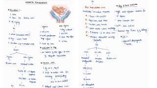 NEONATAL RESUSCITATION NOTES  PEDIATRICS ONE PAGE NOTES  4TH PROFF  MBBS [upl. by Airoled]