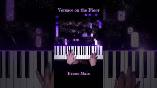 Bruno Mars  Versace on the Floor Piano Cover VersaceOnTheFloor BrunoMars PianellaPianoShorts [upl. by Ahsenom]