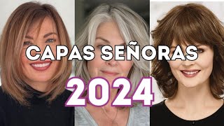 CORTES CAPAS ESTILOS SEÑORAS 2024 💥✂️ Capas 405560 [upl. by Idnar134]