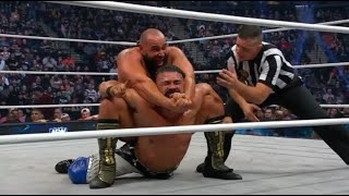 AEW WORLDS END 2023 Highlights Miro vs Andrade El Idolo [upl. by Oah]