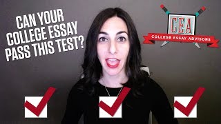 The College Essay Test Every Student Should Take  CEA [upl. by Aleafar]