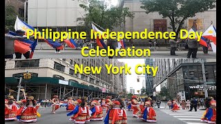 FilAm in New York Philippine Independence Day Celebration with Parade Music and Food Festival [upl. by Kessia]