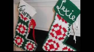 diy crochet easy crochet christmas stocking for beginners [upl. by Capone]