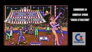 Circus Attractions Commodore 64  Gameplay 0890 [upl. by Kwasi]