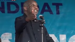 LE PRÉSIDENT GBAGBO  JE VEUX COMPETIR ET ON PARLE DERRIÈRE MOI POURQUOI VOUS AVEZ PEUR DE OPAH [upl. by Samau]