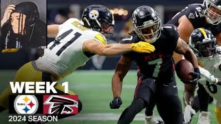 JB reacts to Pittsburgh Steelers vs Atlanta Falcons Game Highlights  2024 NFL Season Disappointing [upl. by Karly233]