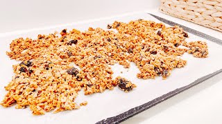 Luxury Granola Recipe Tutorial  post podcast chit chat [upl. by Neelahtak]