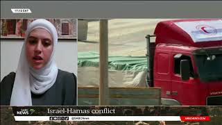 IsraelHamas Conflict  quotThe siege in Gaza is horrificquot Hanin Barghouti [upl. by Atinek549]