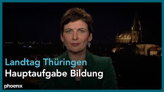 Regierungsbildung in Thüringen Schaltgespräch mit ZDFKorrespondentin Melanie Haack [upl. by Ahtennek]